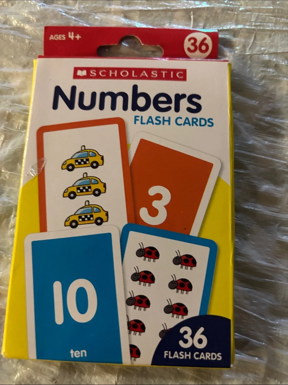 Scholastic colorful number
